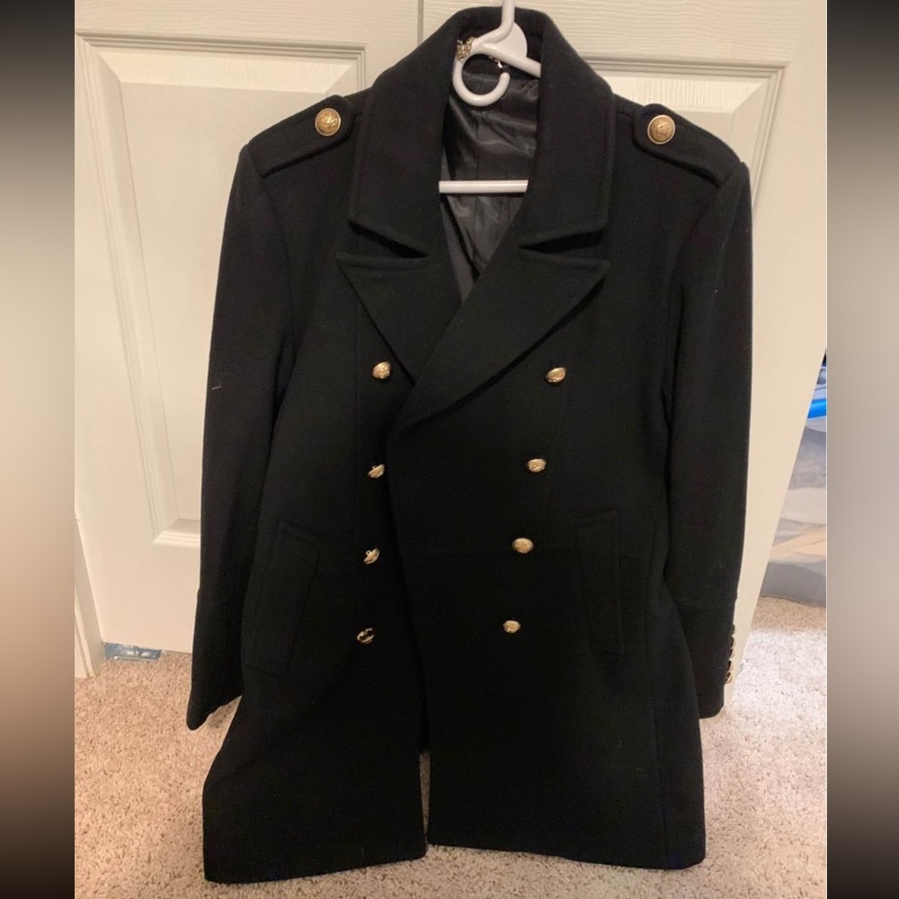 Men’s wool pea coat